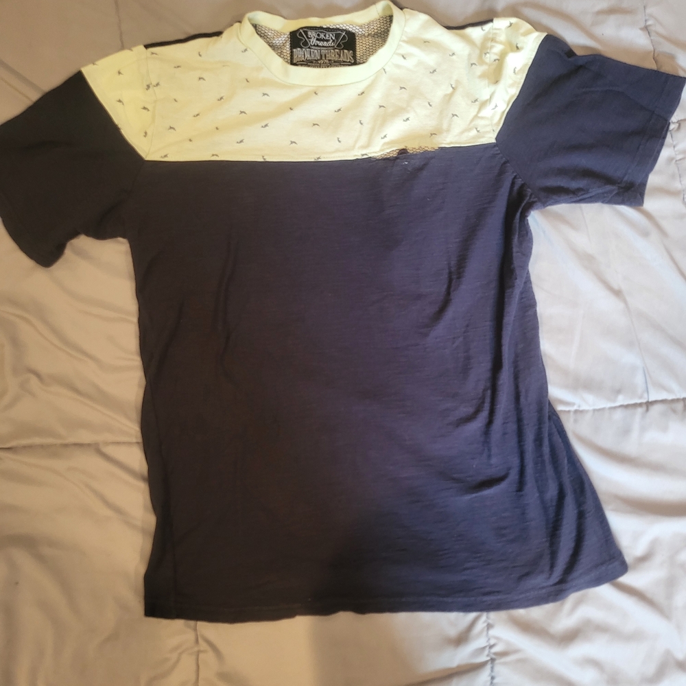 Brooklyn Cloth Men's Two-Tone Short Sleeve Tee